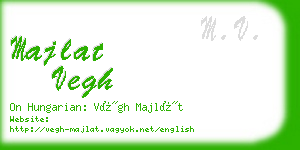 majlat vegh business card